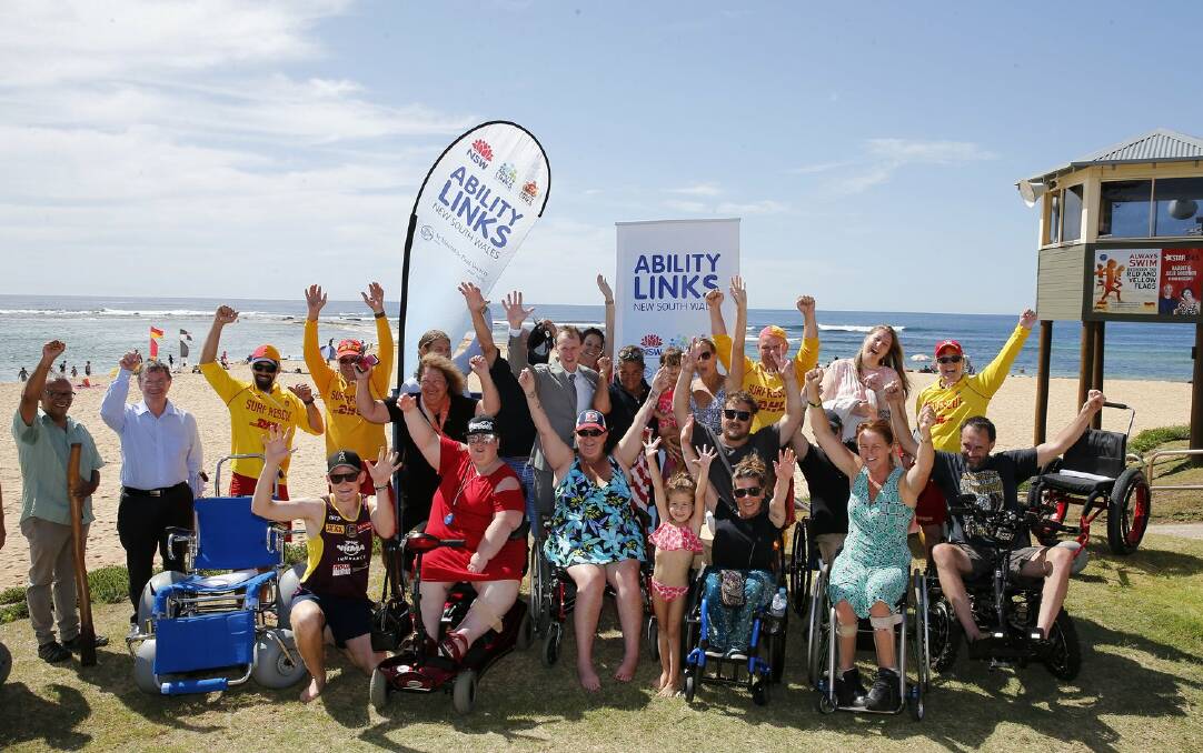 Better beach accessibility would enable Australia's cost to be enjoyed by people with disabilities. Picture from Accessible Beaches