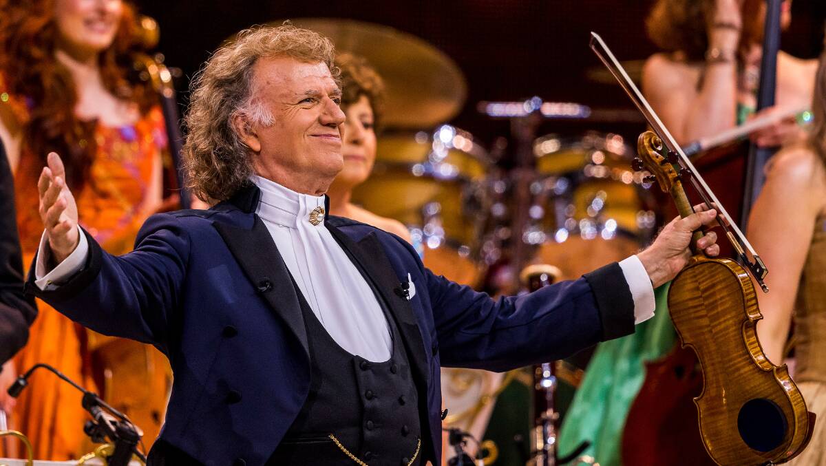 Andre Rieu is pictured performing on May 14, 2022, in Dublin, Ireland. Picture supplied