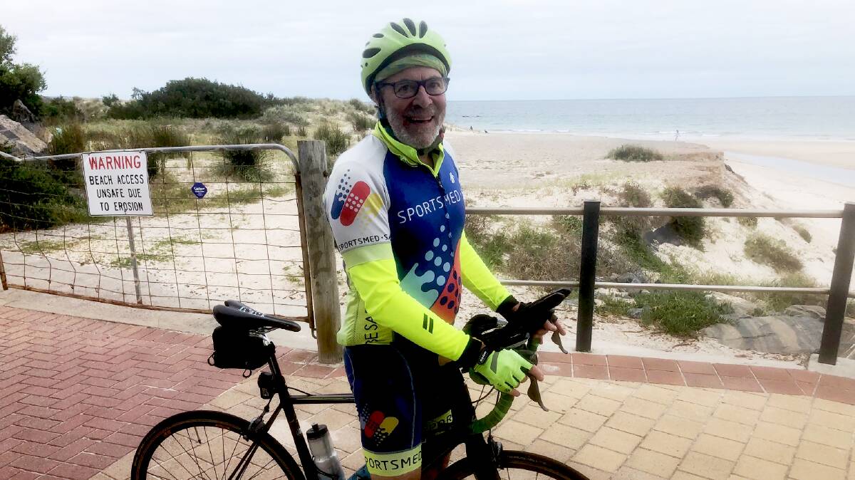 Roger Paterson is geared up for the Santos Tour Down Under 2023 Challenge Tour. Picture supplied