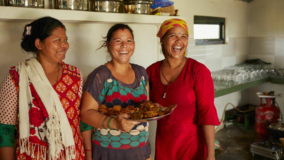 Enjoy traditional Nepalese dishes with Intrepid. Picture supplied