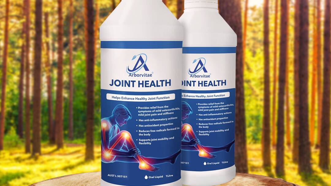 Arborvitae's Joint Health may help you reduce inflammation and pain. Picture supplied