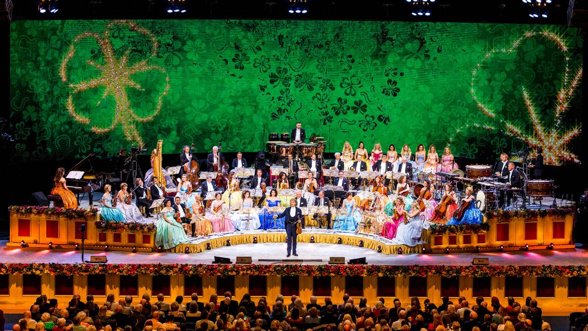 Andre Rieu in Dublin will be shown in Australian cinemas on February 4 and 5, 2023. Picture supplied