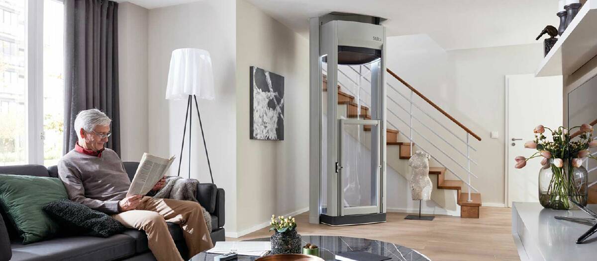 Compact Home Lifts can help you stay in your own house for longer. Picture supplied