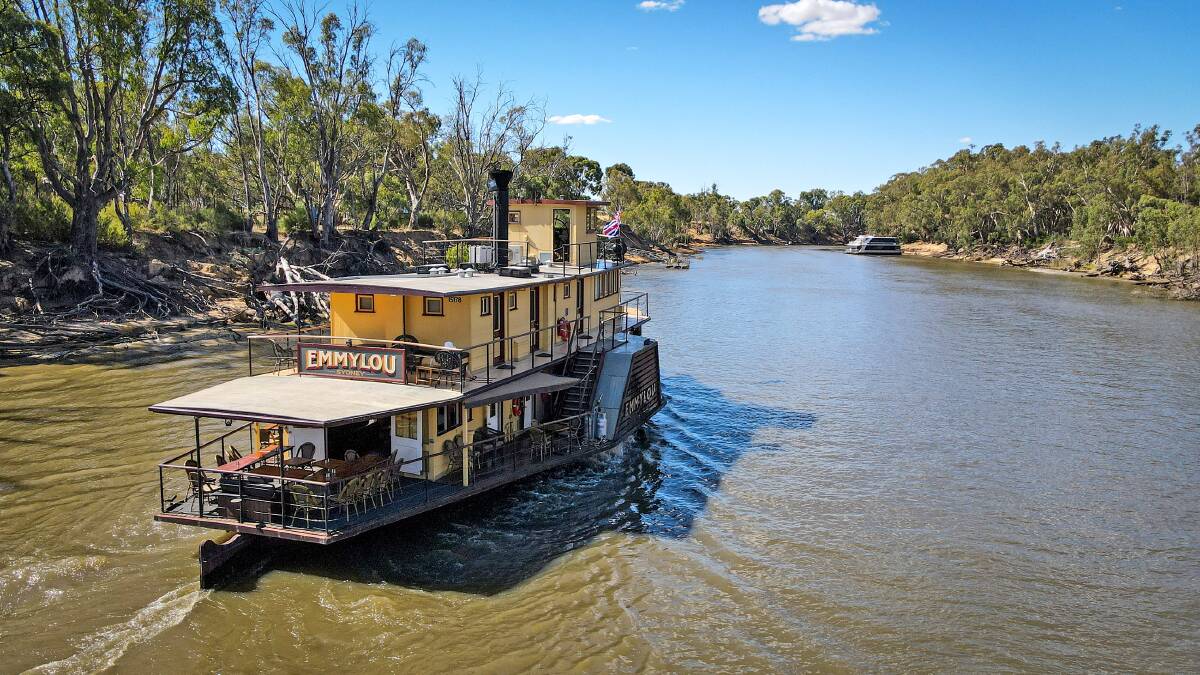 PS Emmylou in the Murray River. Picture supplied