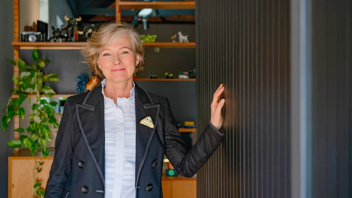 OFF TO MARKET: Bowerbird owner Peggy Byrne. Photo supplied. 