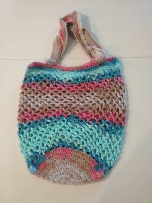 Crochet bag by Jennifer Harrison. Picture supplied