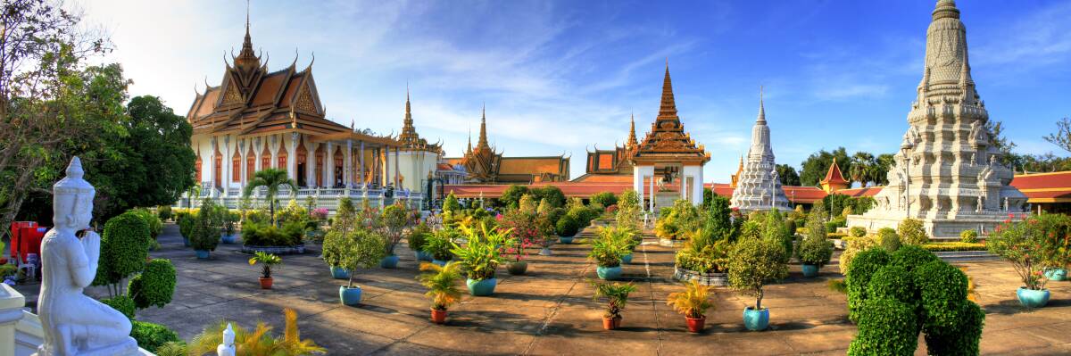 Explore the Royal Palace of Cambodia at Phnom Penh. Picture supplied