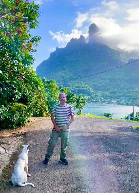 Eliot Rifkin of Cannon Hill, Brisbane on holiday in French Polynesia in late 2023. Picture supplied