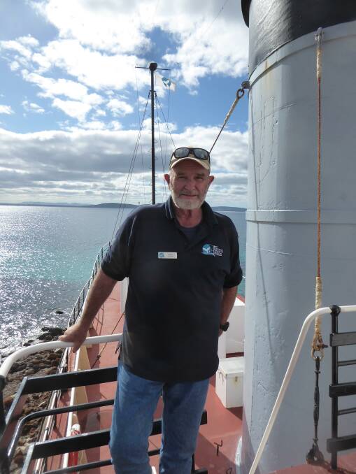 ALL ABOARD: Mark Boardley went to sea on a whalechaser as a 17-year-old and loved the life.