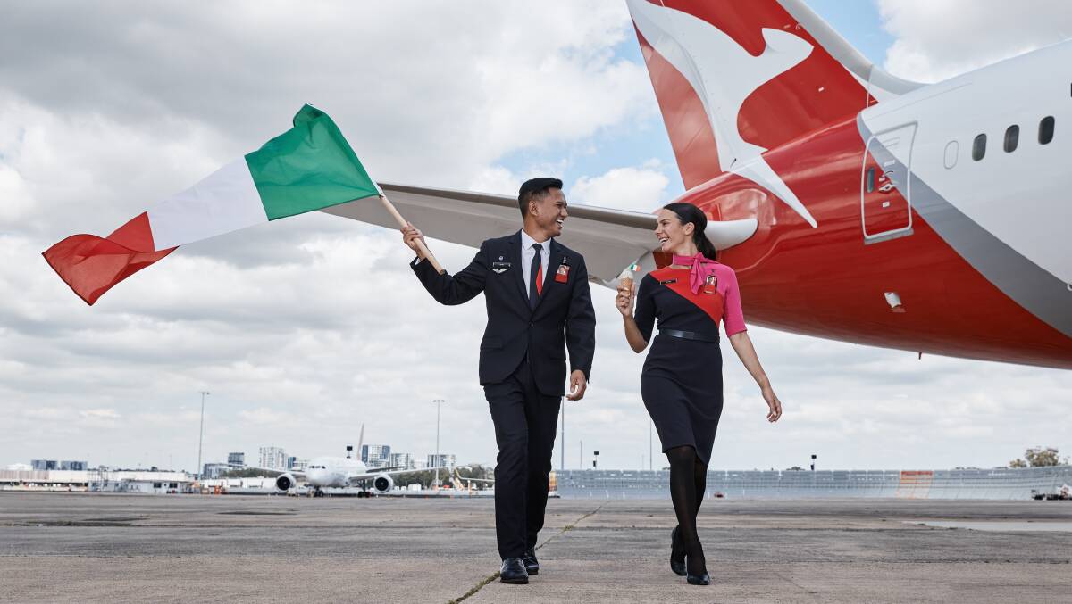 FLY NOW, PAY LATER: Qantas has partnered with Zip to offer customers the ability to pay for their flights after they have flown. Image: Qantas. 