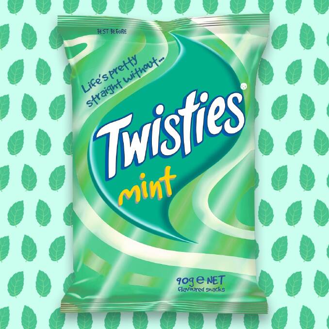 Life's pretty straight without ... Mint Twisties? Picture: Supplied