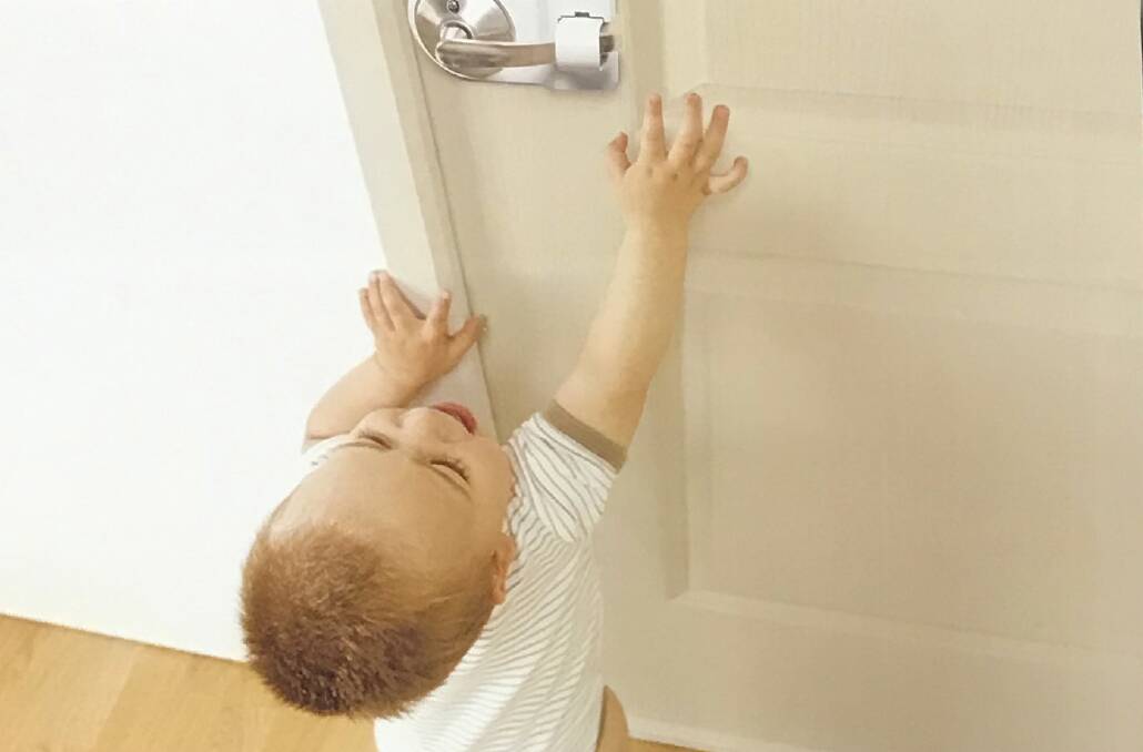 Keep grandkids safe around the house with this Dreambaby Lever Door Lock.