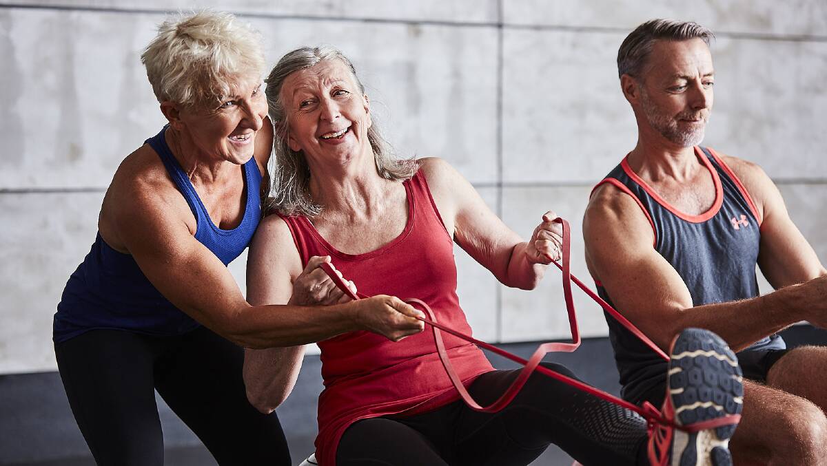 Australians aged between 55 and 75 rack up 83 more hours or exercise a year compared to those under 40, according to Fitness Australia. 