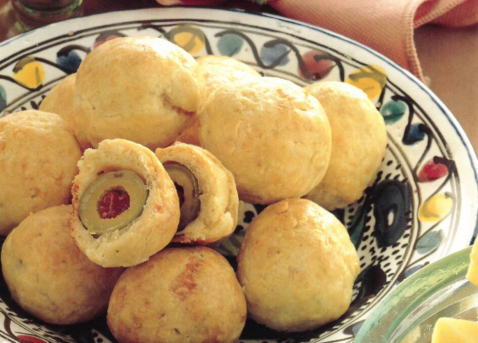 CLASSIC: Olive cheese balls from the Masterfoods cookbook. The Aussie brand is celebrating 75 years.