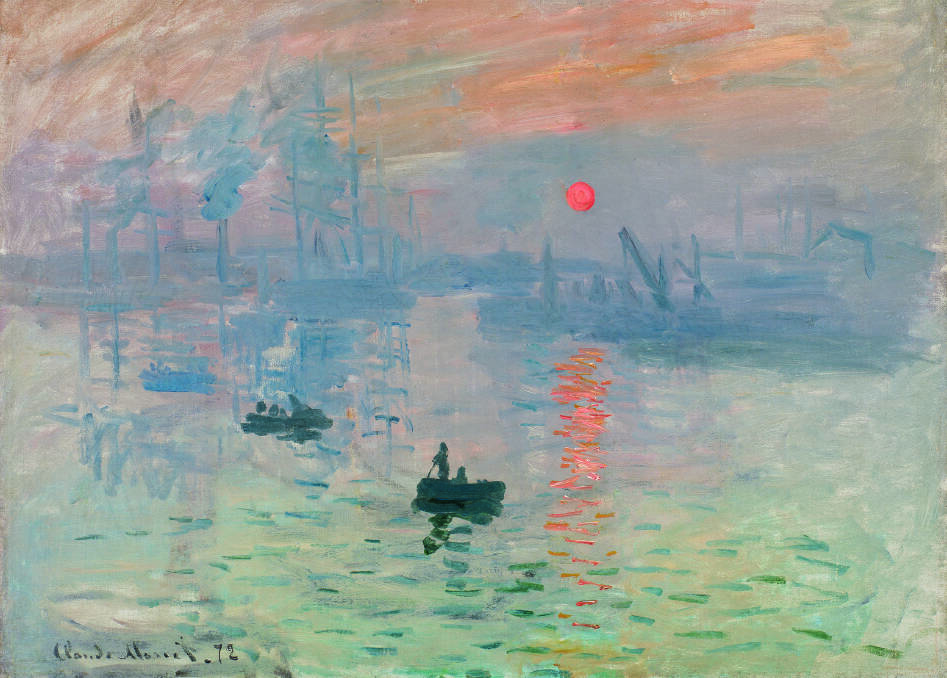 
GREAT IMPRESSIONS: See Claude Monet's 'Impression, Soleil Levant' (1872, Paris, Musée Marmottan Monet) at the National Gallery of Australia in Canberra.