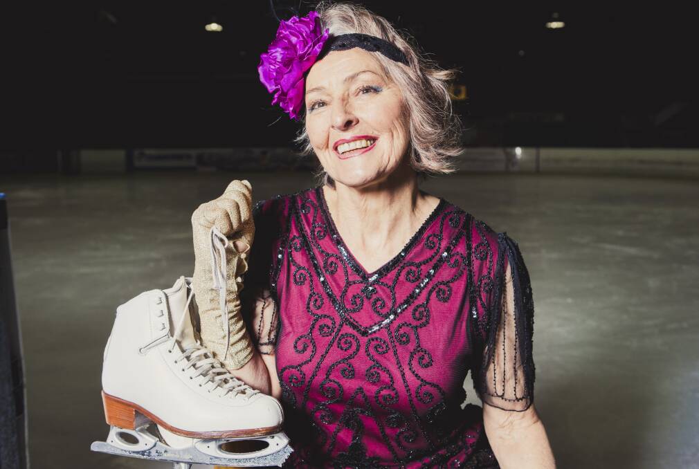 Figure skater Maxine Gray is looking forward to returning to Adelaide to compete on the ice in the Australian Masters Games. Photo: Canberra Times/Jamila Toderas