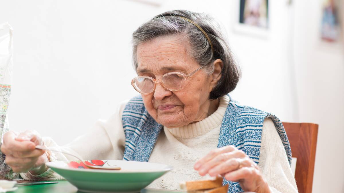The quality of food in aged care facilities has come under discussion at the aged care royal commission. Photo: Shutterstock
