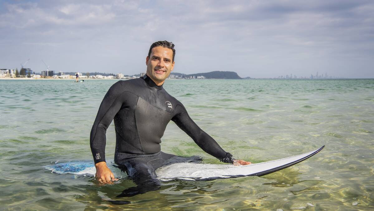 HEAD OF THE BOARD: Bond University's Vini Simas says surfing may be the secret to better bone health in middle-aged and older men. 