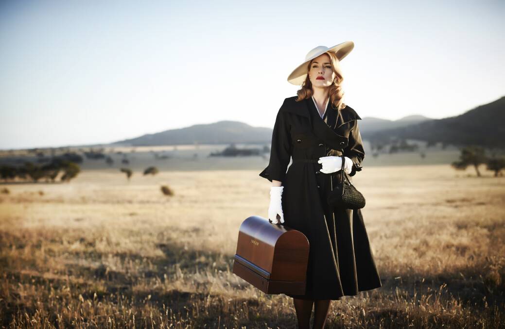 HAUTE COUTURE: Kate Winslet as Myrtle 'Tilly' Dunnage in The Dressmaker. Costumes from the movie are going on display in Canberra.