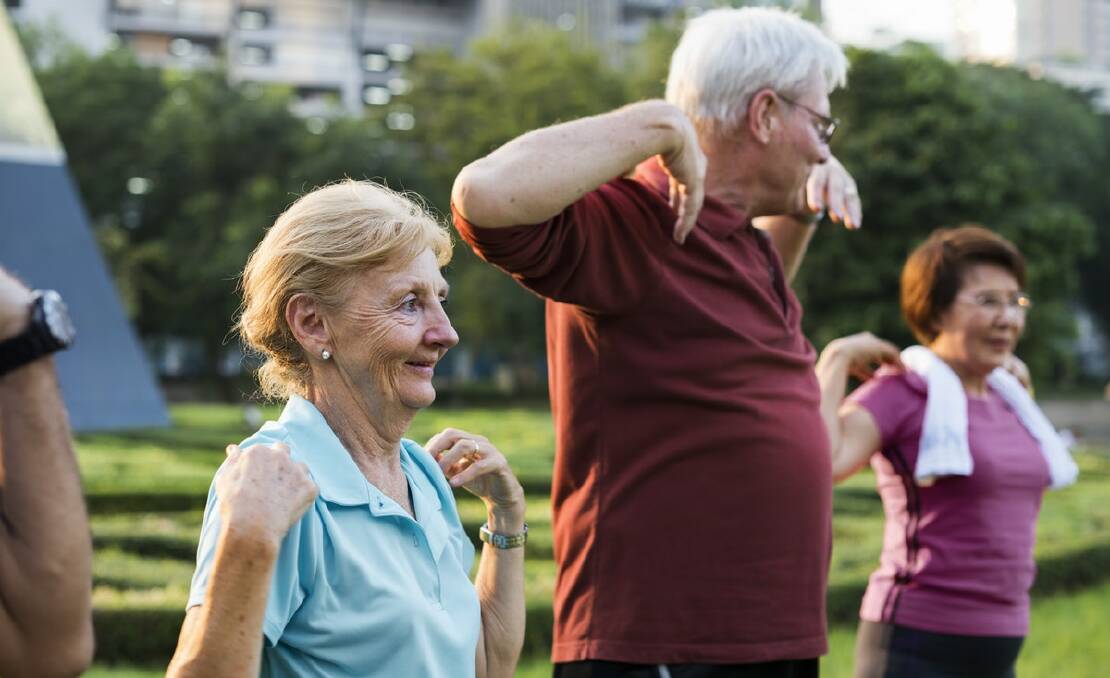 STRETCH AND SAVE: Only a quarter of Australians over 65 are meeting the national physical activity guidelines of 30 minutes activity per day, says ESSA.