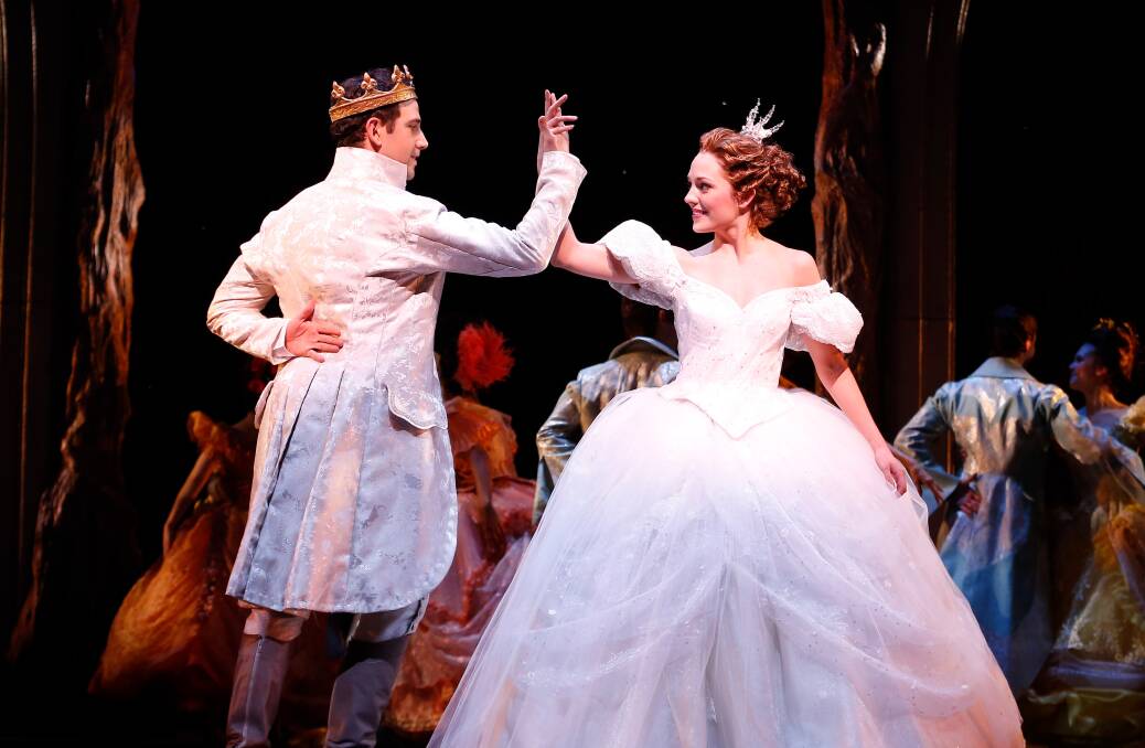Santiano Fontana and Laura Osnes in the original Broadway production of Rodgers and Hammerstein's Cinderella. Photo: Carol Rosegg.