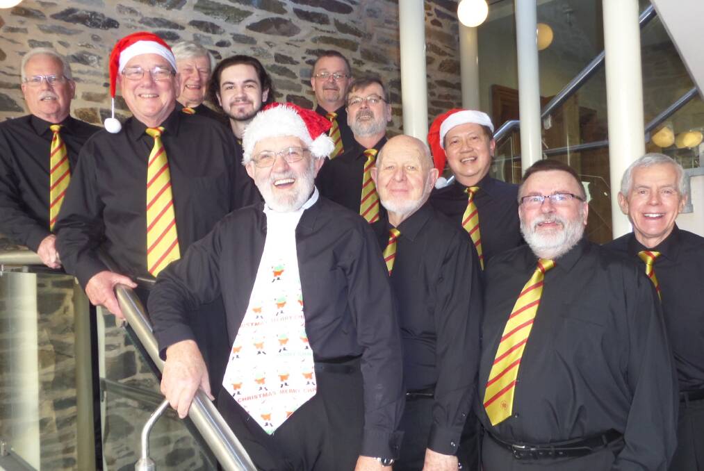 O COME, ALL YE FAITHFUL: The Metropolitan Male Choir of South Australia will perform two Christmas concerts in Adelaide and the Barossa Valley.