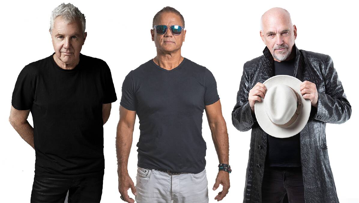 LET'S HEAR IT: Daryl Braithwaite, Jon Stevens and Joe Camilleri are getting together in February for the Live at the Bowl program at Sidney Myer Music Bowl.