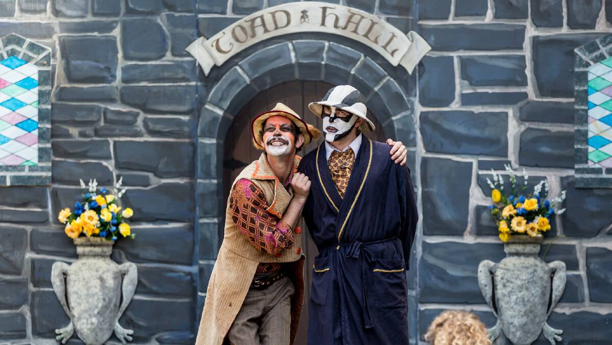 TOAD-ALLY WILD: Meet Otter, Badger and friends at Toad Hall in Wind in the Willows at Royal Botanic Gardens Victoria.