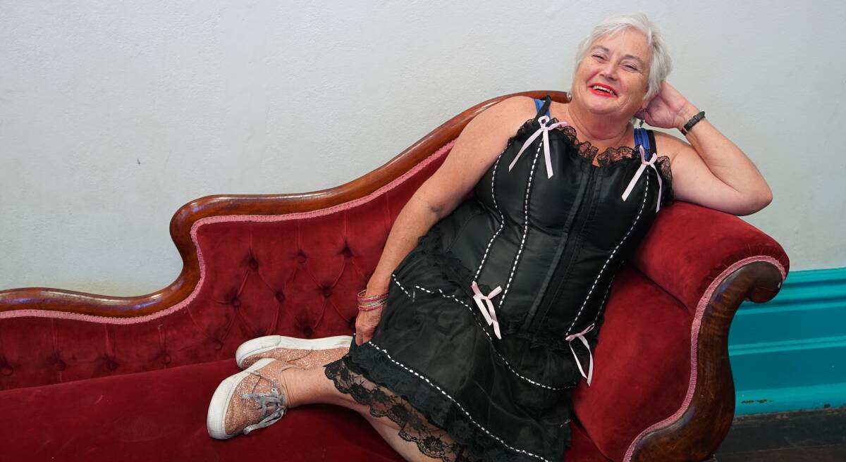 A CABARET LIFE: Adelaide retiree Dorothy Farmer has found her bling in burlesque and also learned flamenco and belly dancing.