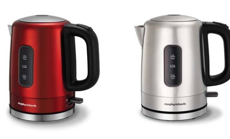 HOT ACCESSORY: The new Accents one-litre jug kettle is available in red, stainless steel or black.