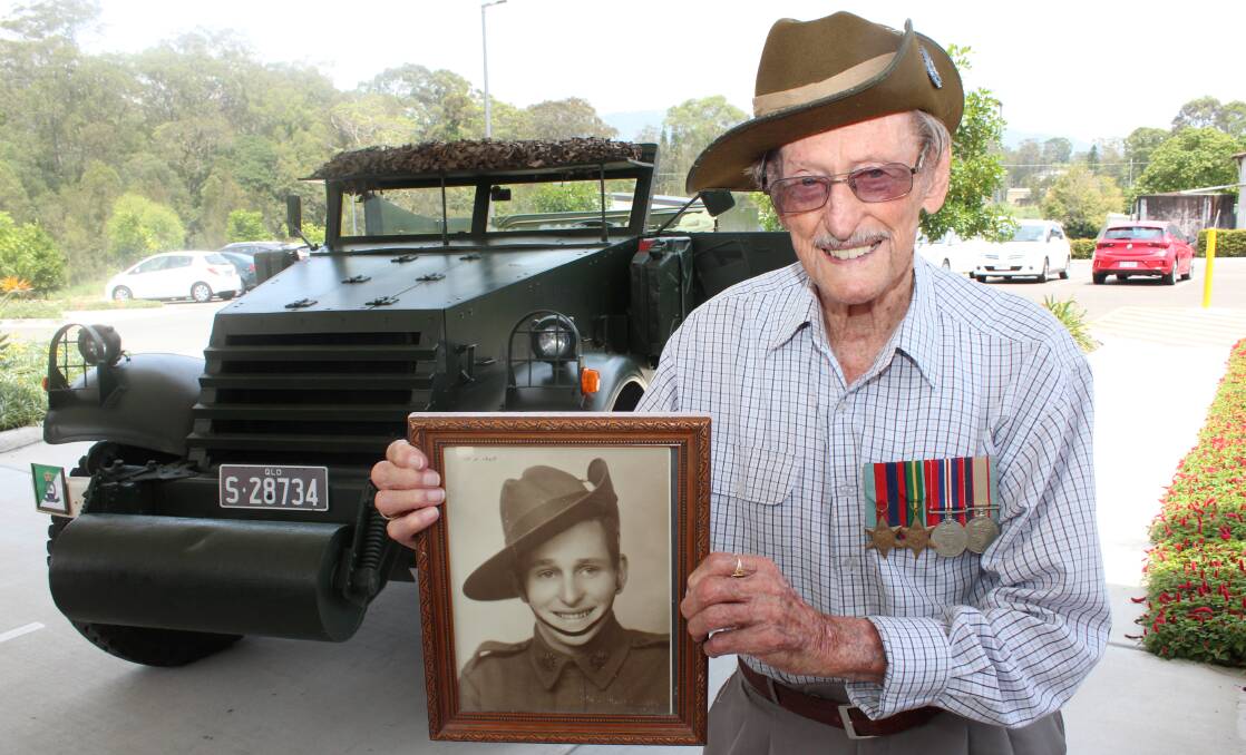 MEMORIES: One of Queensland’s last surviving Thai-Burma railway workers, Gordon Jamieson,  will honour his fallen army mates at a special Remembrance Day service.
