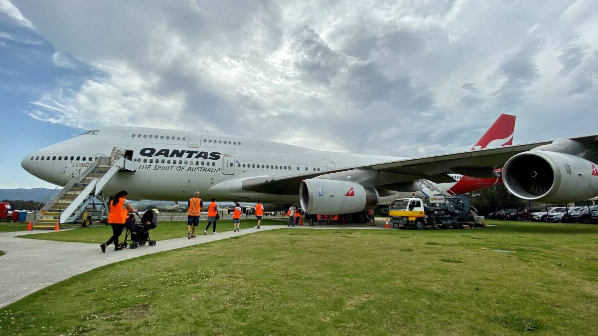 HARS Aviation Museum's Boeing 747-400 visitor experience. Photo: Mark Mennie 