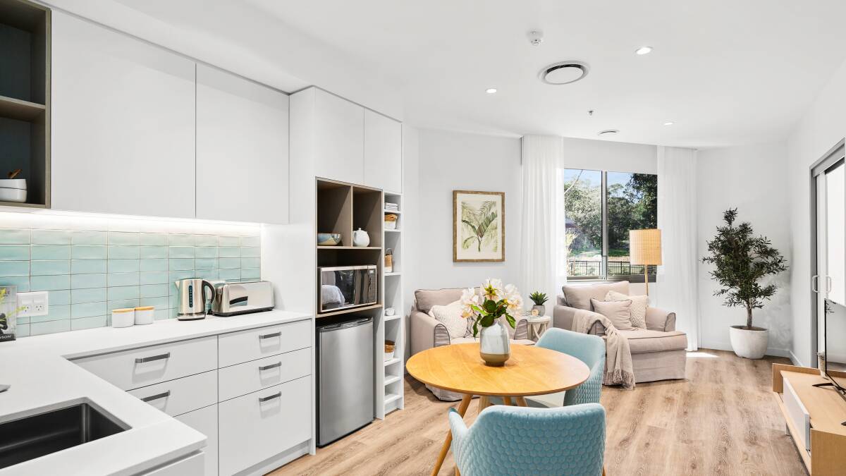 RetireAustralia's new Glengara Care aged care apartments are located within its existing Glengara community in Tumbi Umbi on the NSW Central Coast.