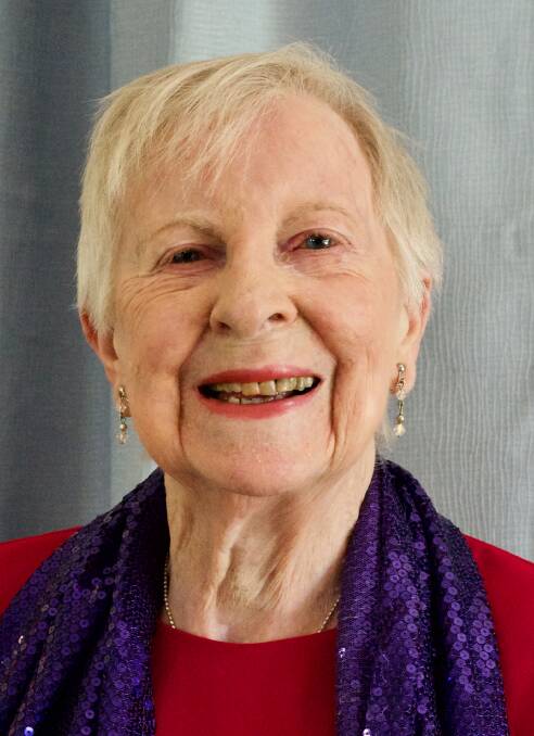ENTHUSIASTIC: Halcyon Evans, who turns 89 this month, is the oldest member of the all-female theatre troupe.