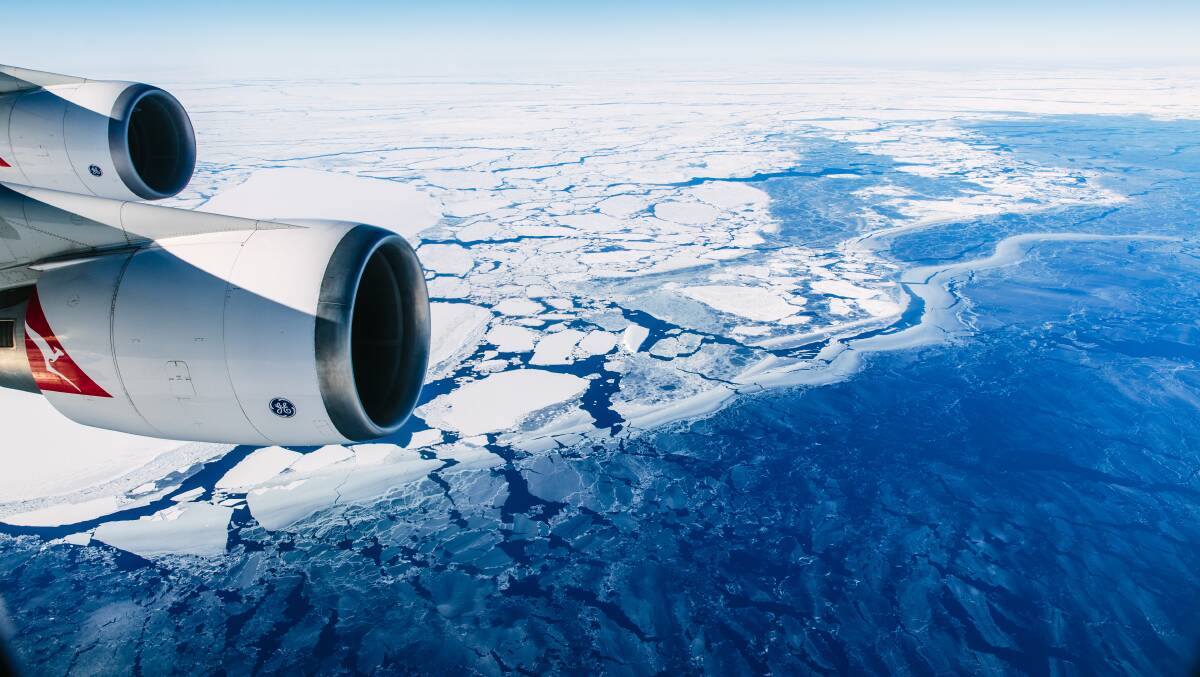 CHILL OUT: Tasmanians can fly direct to Antarctica. 