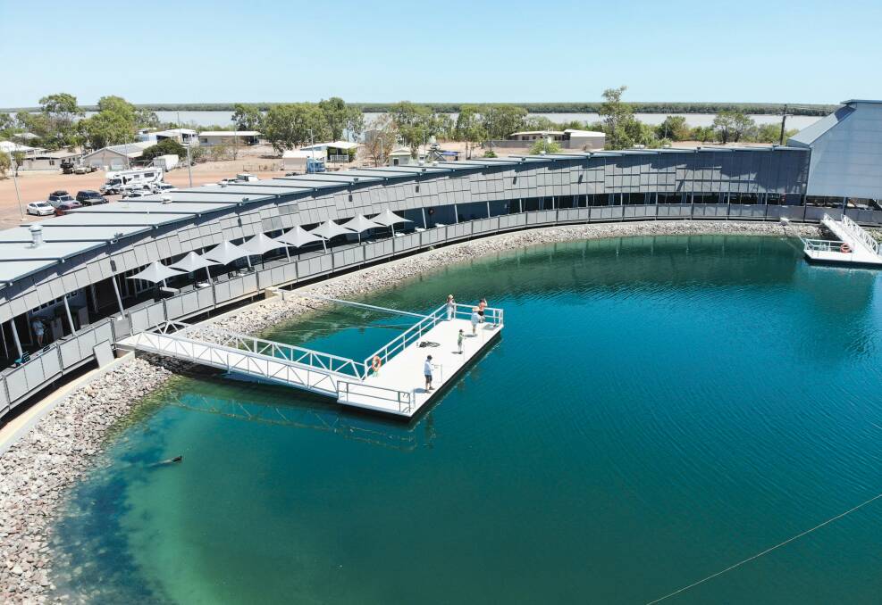 Les Wilson Barramundi Discovery Centre and Hatchery Karumba in the Gulf of Carpentaria has scooped the top gong at the 2020 Grey Nomad Awards. Photo: Tourism Queensland.