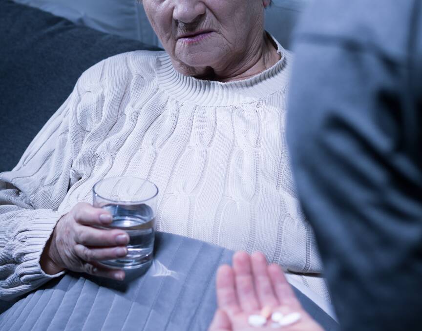 People living with dementia in nursing homes are being given antipsychotic medication for twice as long as recommended time, says study. Image: Shutterstock