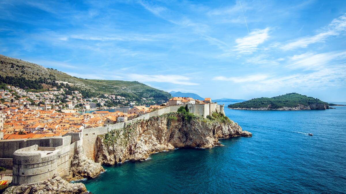 See the old town of Dubrovnik in Croatia.