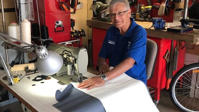Ex GM-Holden engineer sewing to help seniors, disabled
