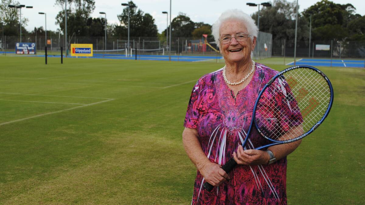 Maffra Lawn Tennis Club life member Lorna Bailey has been volunteering across the community for decades, delighting those that know her by plying them with her famous, second-to-none scones. Shell be cooking up a big batch this weekend for the clubs Easter tournament.