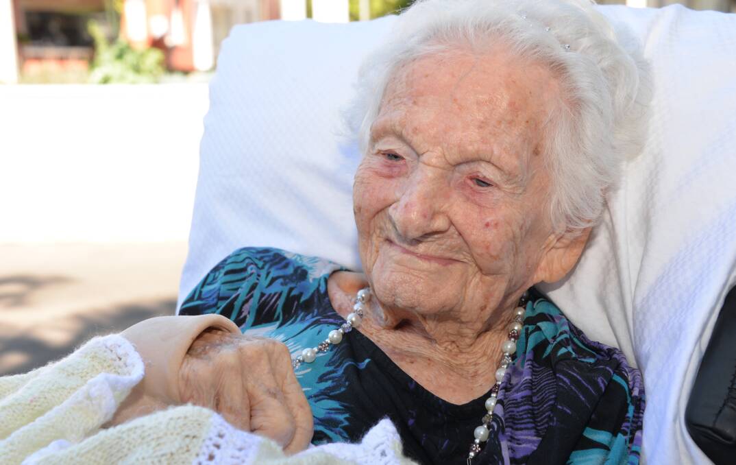 A WONDERFUL LIFE: Marebello aged care resident Marie Hickman will celebrate her 105th birthday on November 18. Photo: Jordan Crick