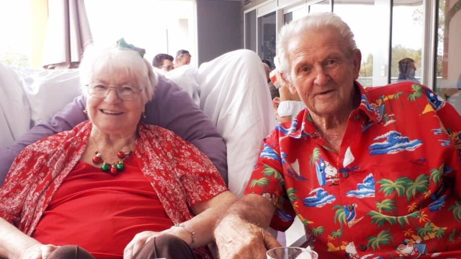 HAPPY COUPLE: Lovebirds Floriano and Gina Basso celebrated their 60th wedding anniversary on December 28 some 60,000 kilometres from where they were married. 