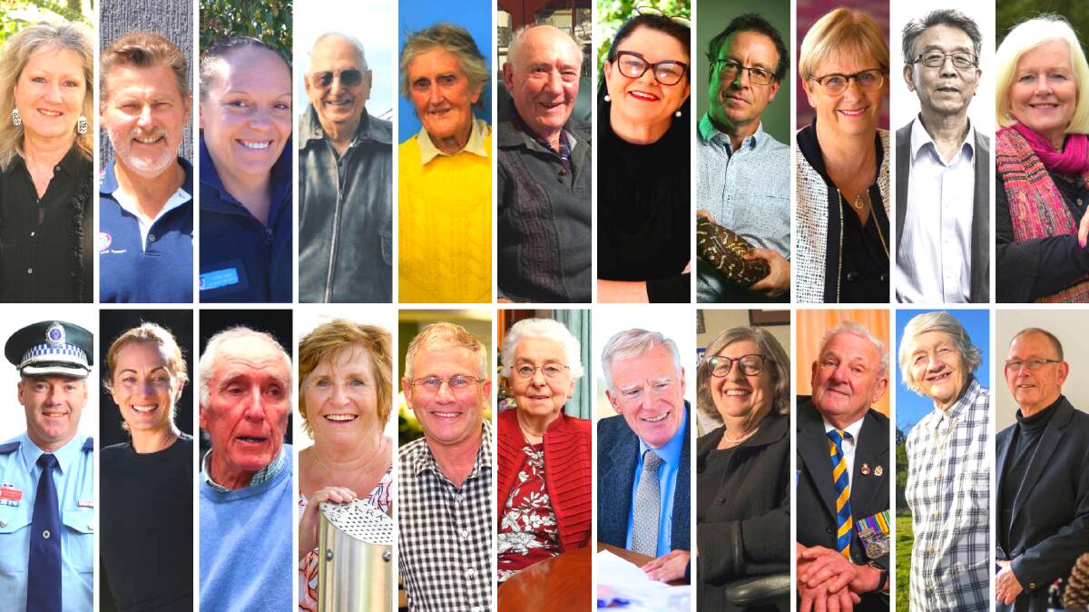 Just some of the "everyday Aussies" across the nation who have been honoured for their outstanding contributions to their communities. 