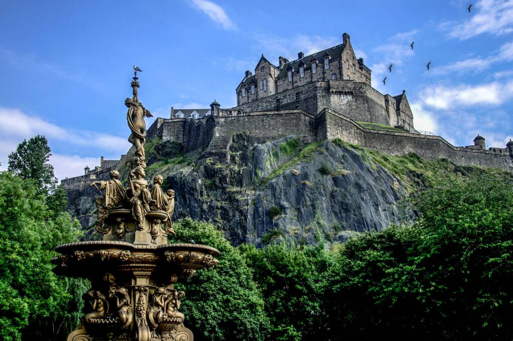 Edinburgh Castle, Scotland, in summer. Picture Shutterstock