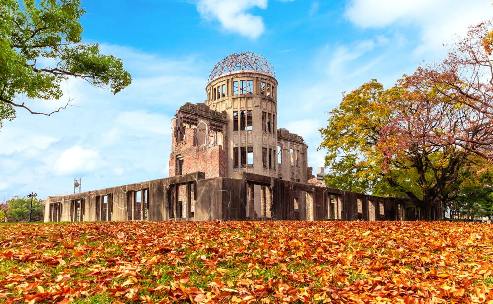 Peace Memorial Park, Hiroshima, the site where the first atomic bomb was exploded. Picture Shutterstock