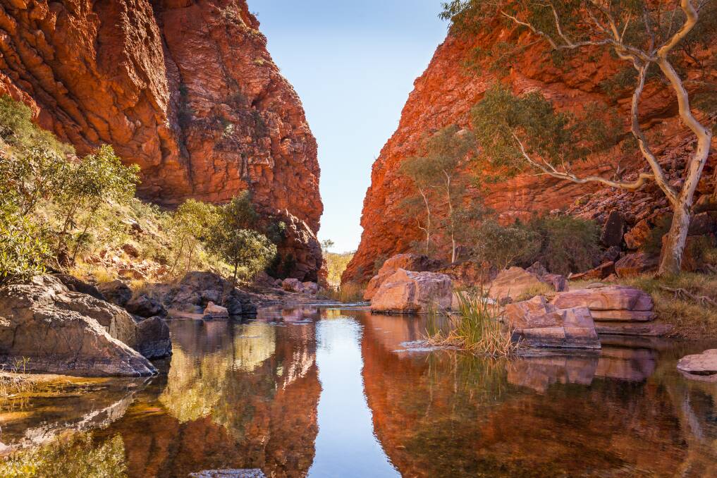 Just out of Alice Springs, enjoy the magnificent Simpsons Gap. Picture Shutterstock