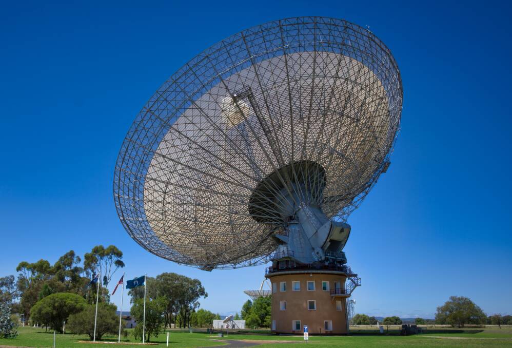 The Parkes Radio Telescope, star of the 2000 movie The Dish. Picture Shutterstock