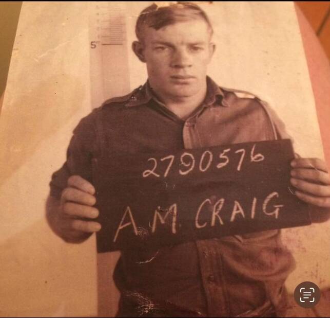 Private Alwyn Craig served in Vietnam. Picture supplied