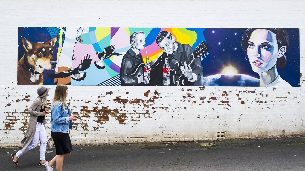 KING IN COUNTRY: The Parkes Art Trail pays tribute to rock 'n' roll legend Elvis Presley.