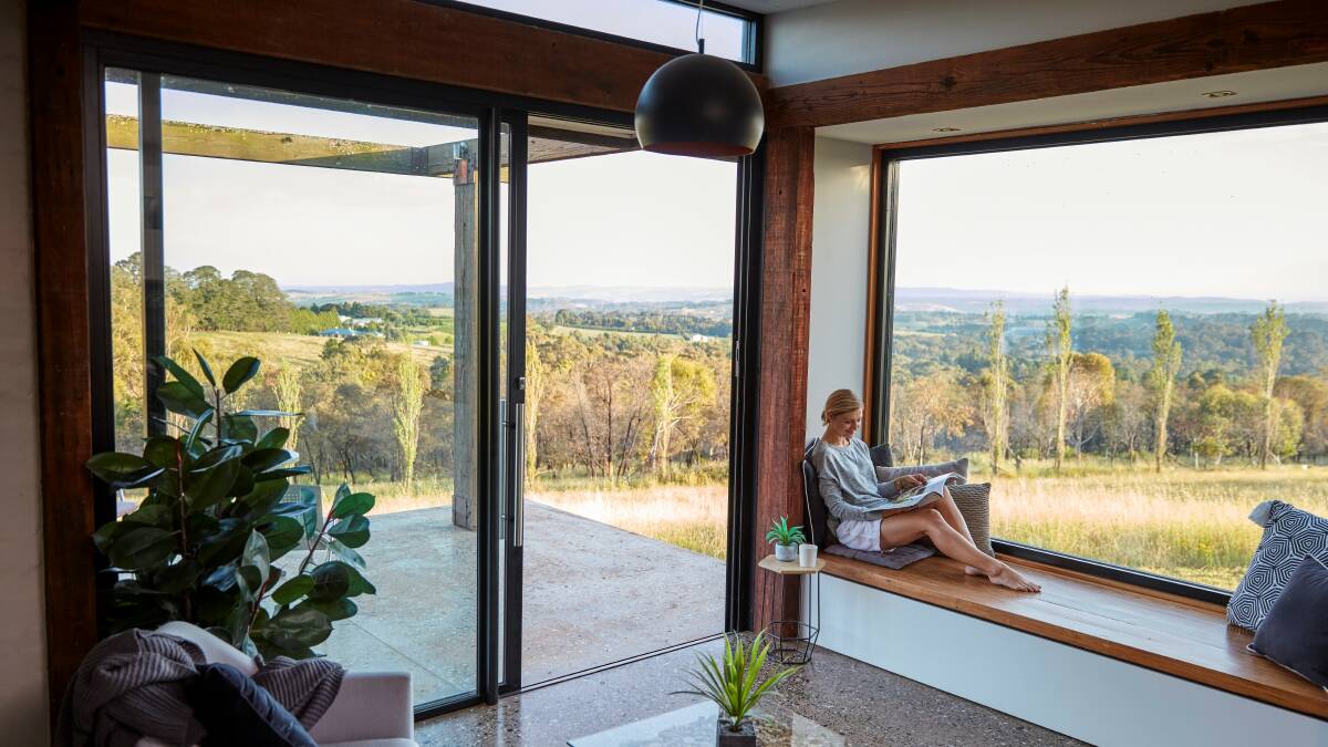 DROP FROM THE TOP: Known as one of Australia's highest vineyards Borrodell Estate offers luxury accommodation and spectacular views. 
